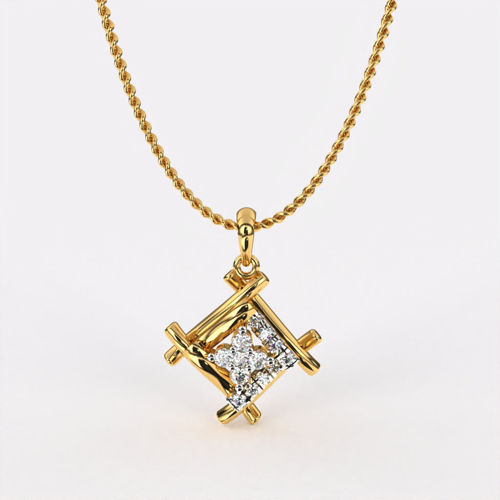 Daisy Diamond Pendant