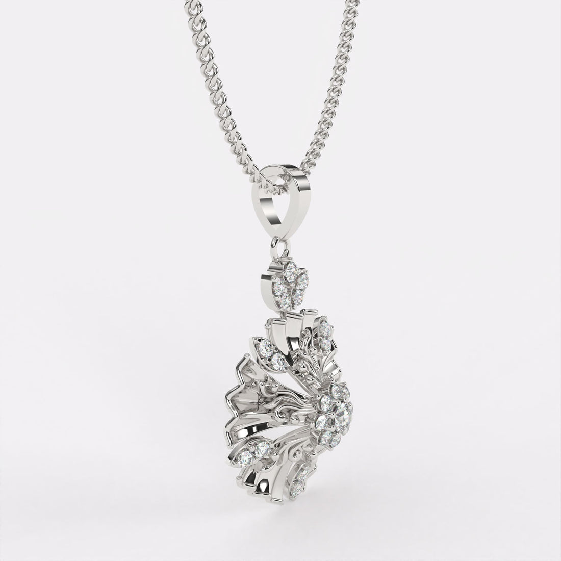 Ethereal Mist Diamond Pendant