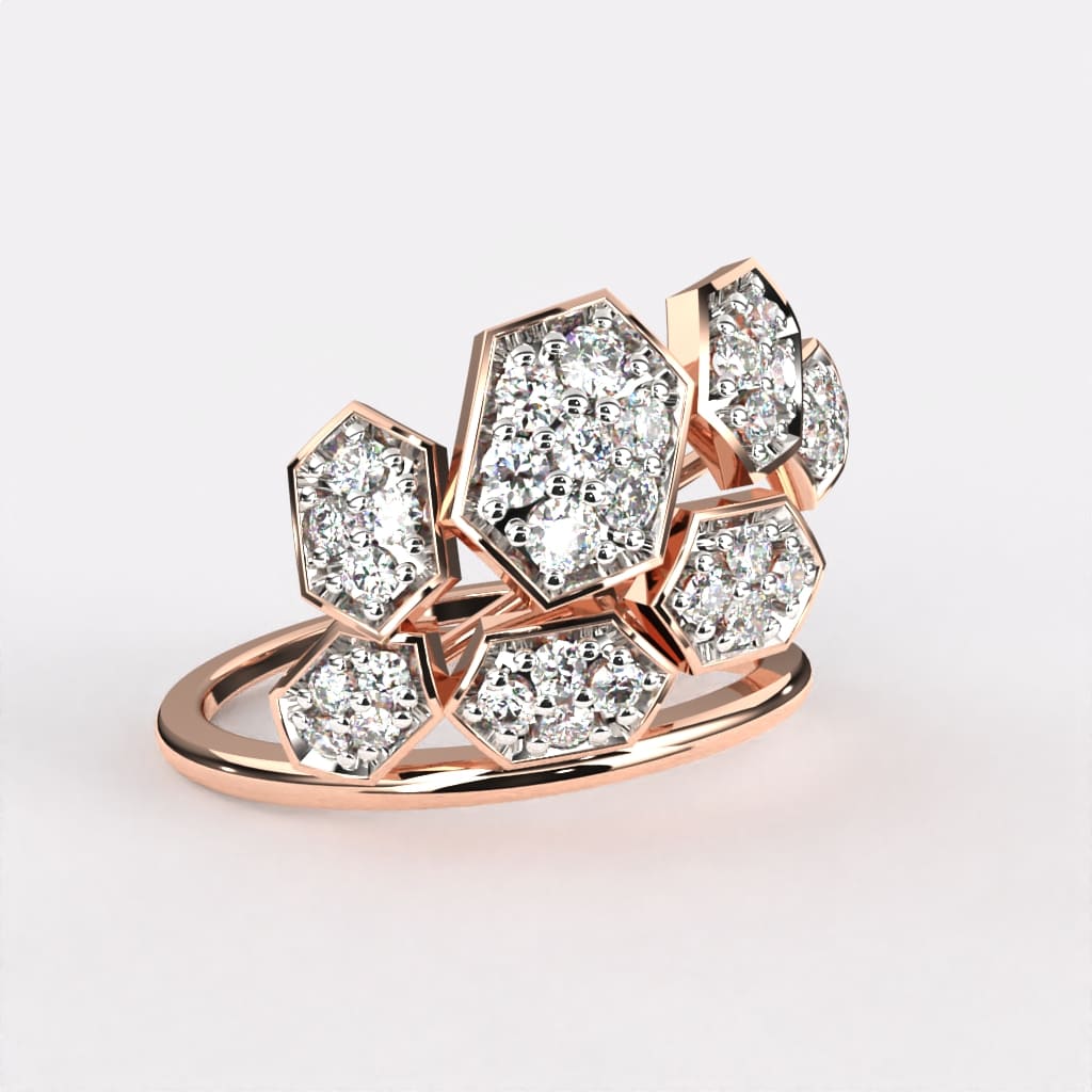 Valued Bloom Diamond Ring