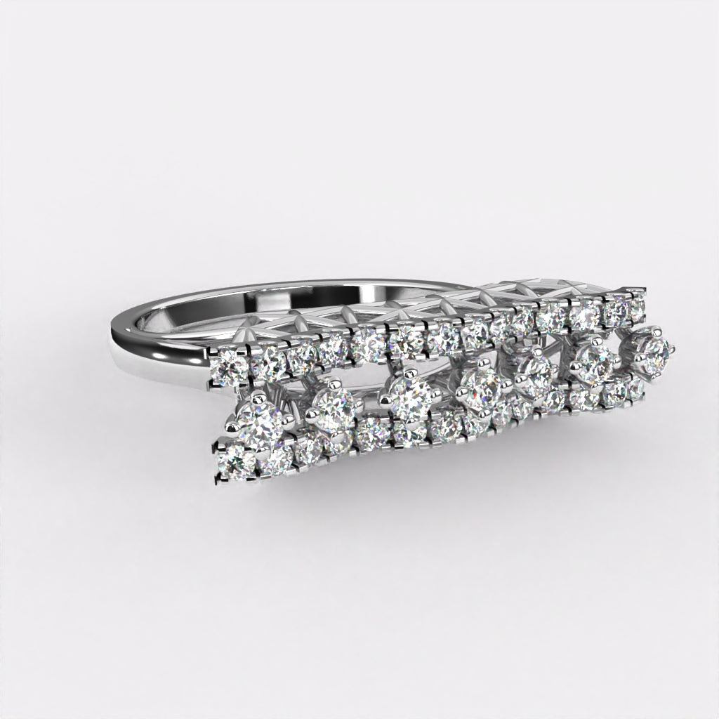 Trailing Diamond Ring