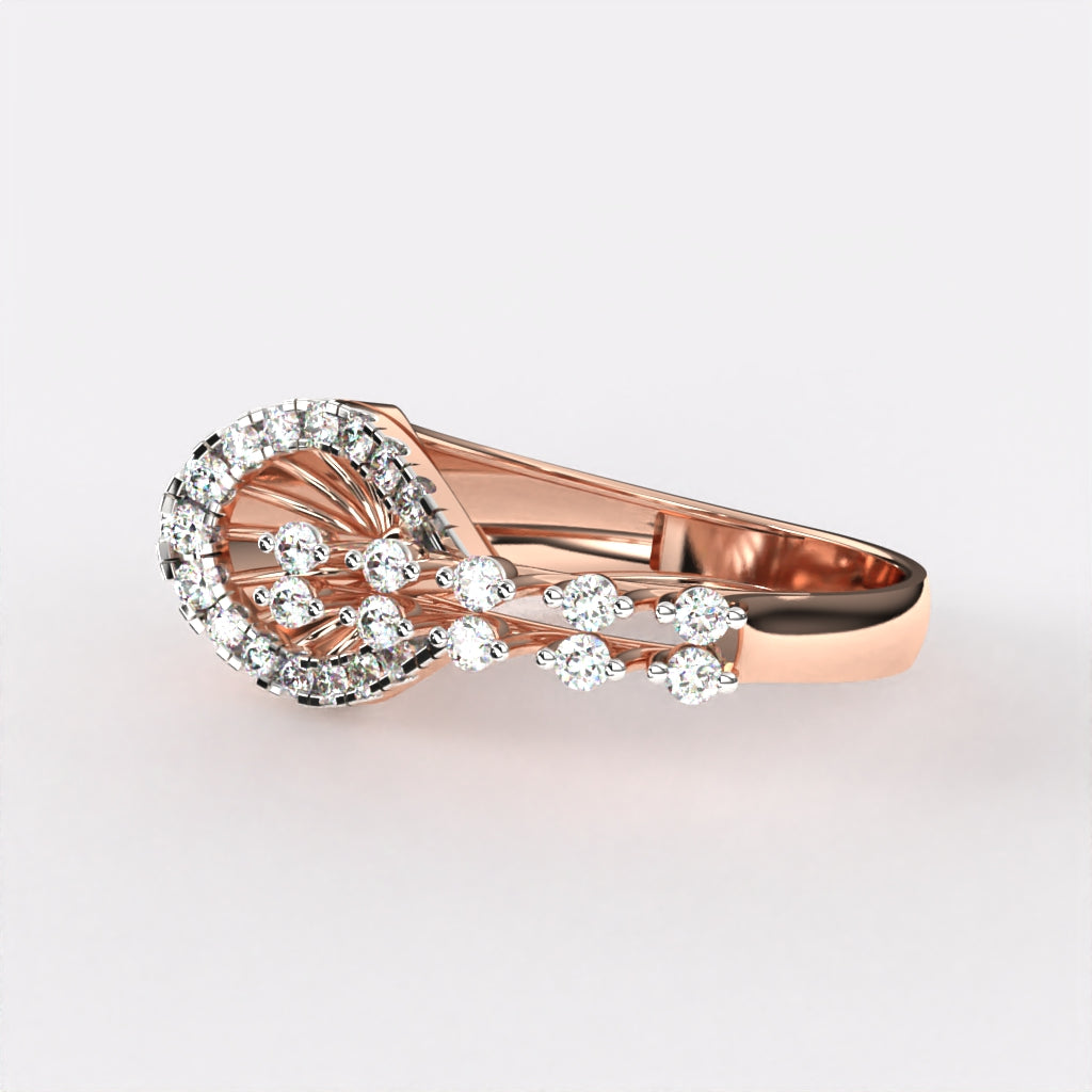Glitzy Diamond Ring