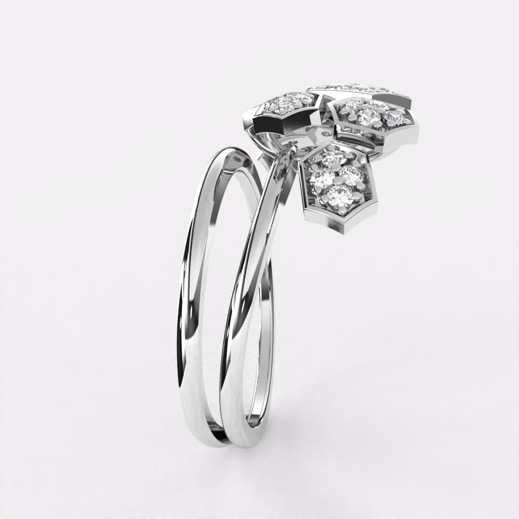 Valued Bloom Diamond Ring