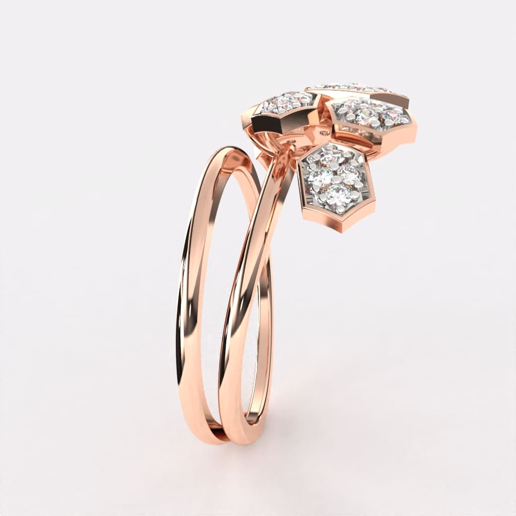 Valued Bloom Diamond Ring