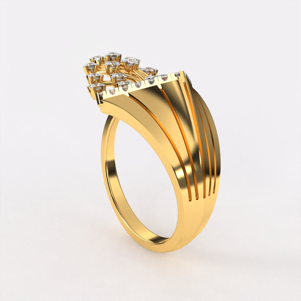 Botanical Diamond Ring