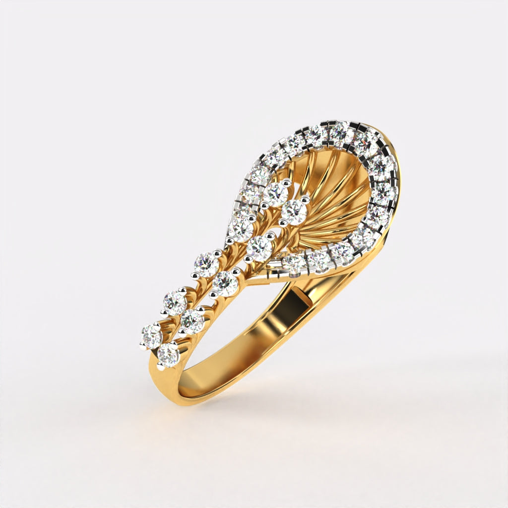 Glitzy Diamond Ring