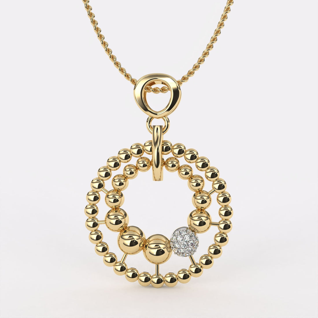 Timeless Arc Diamond Pendant