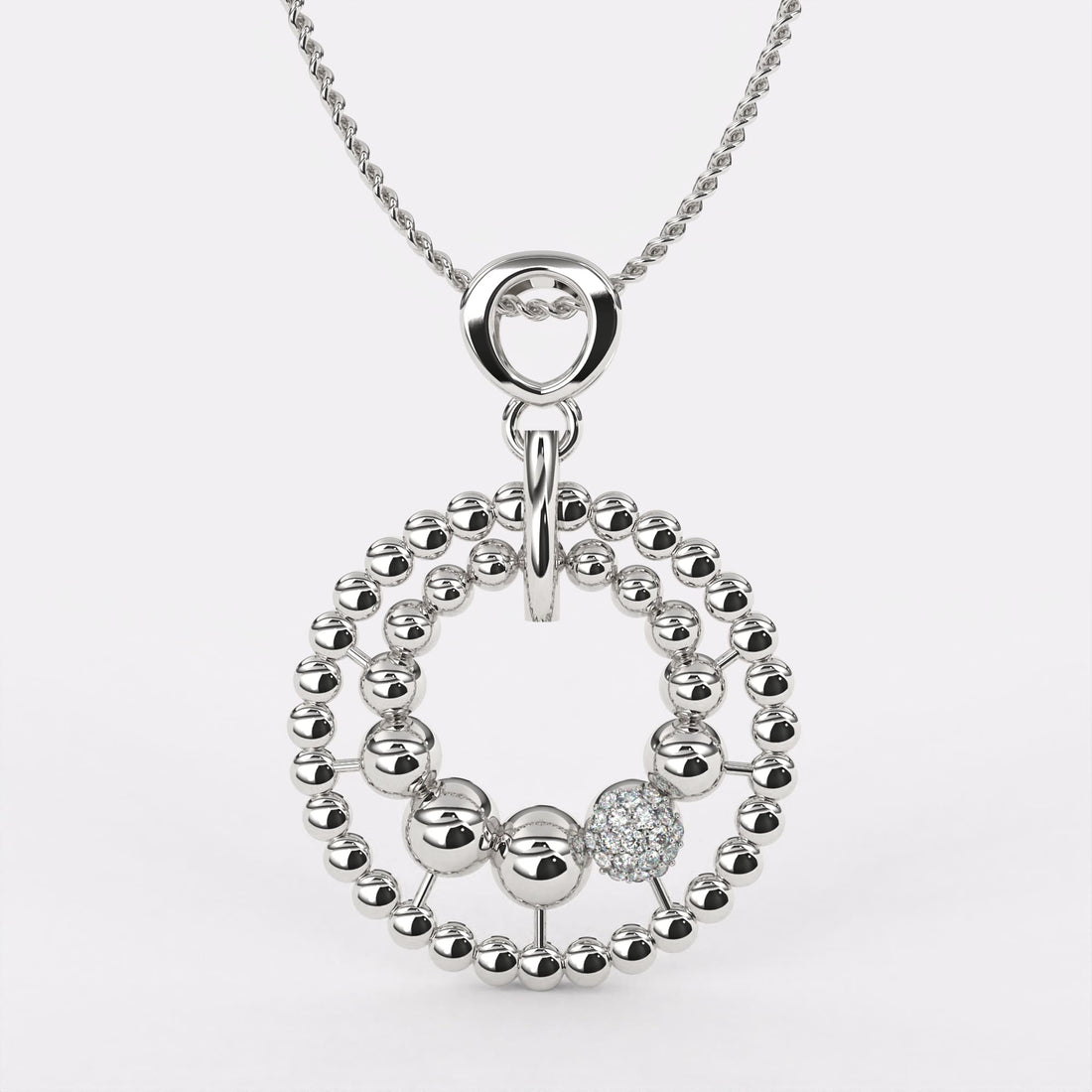 Timeless Arc Diamond Pendant