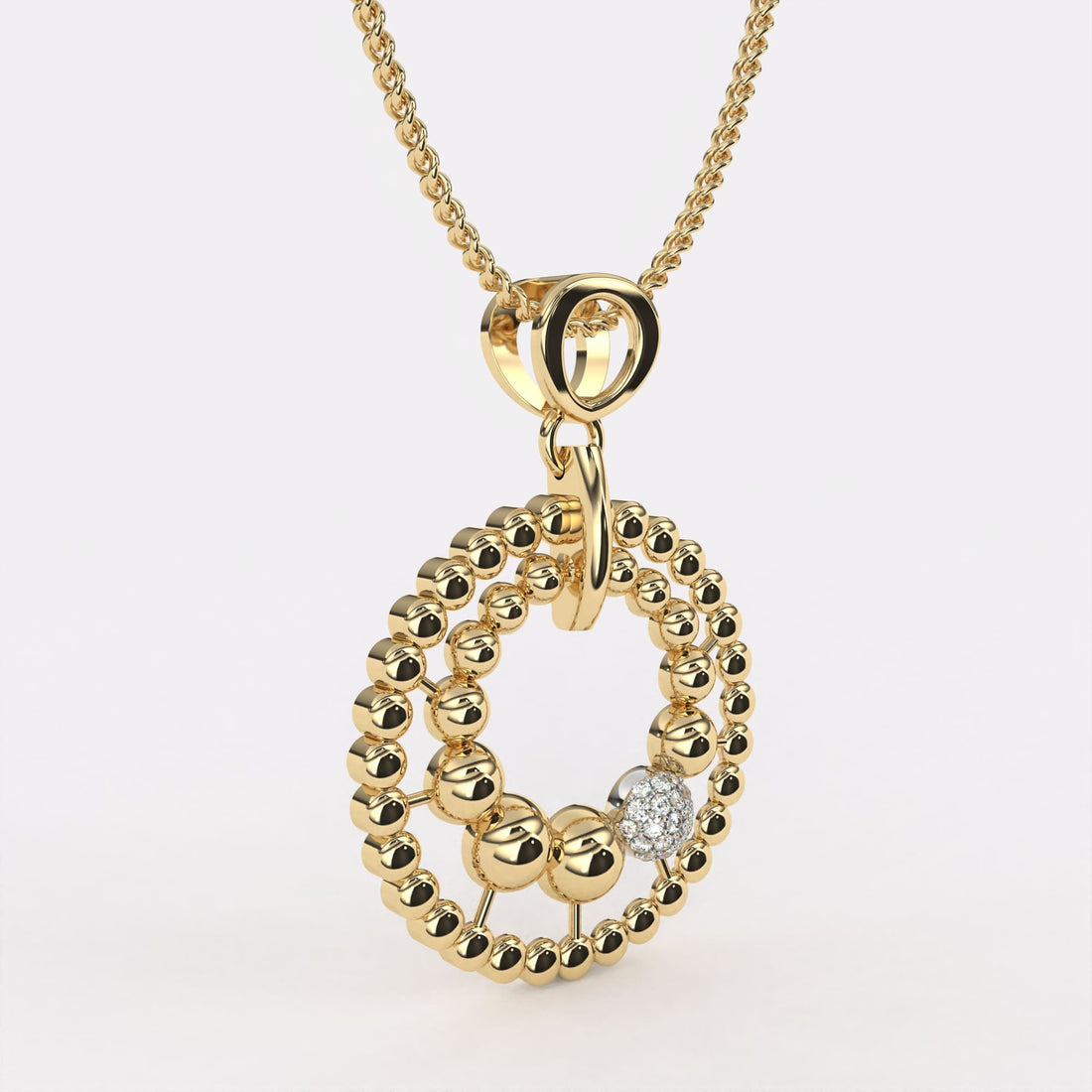 Timeless Arc Diamond Pendant