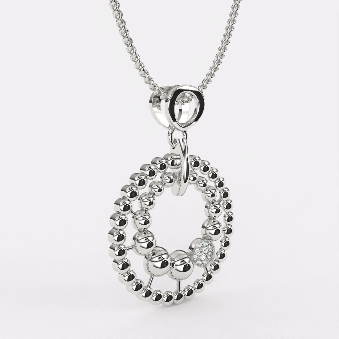 Timeless Arc Diamond Pendant