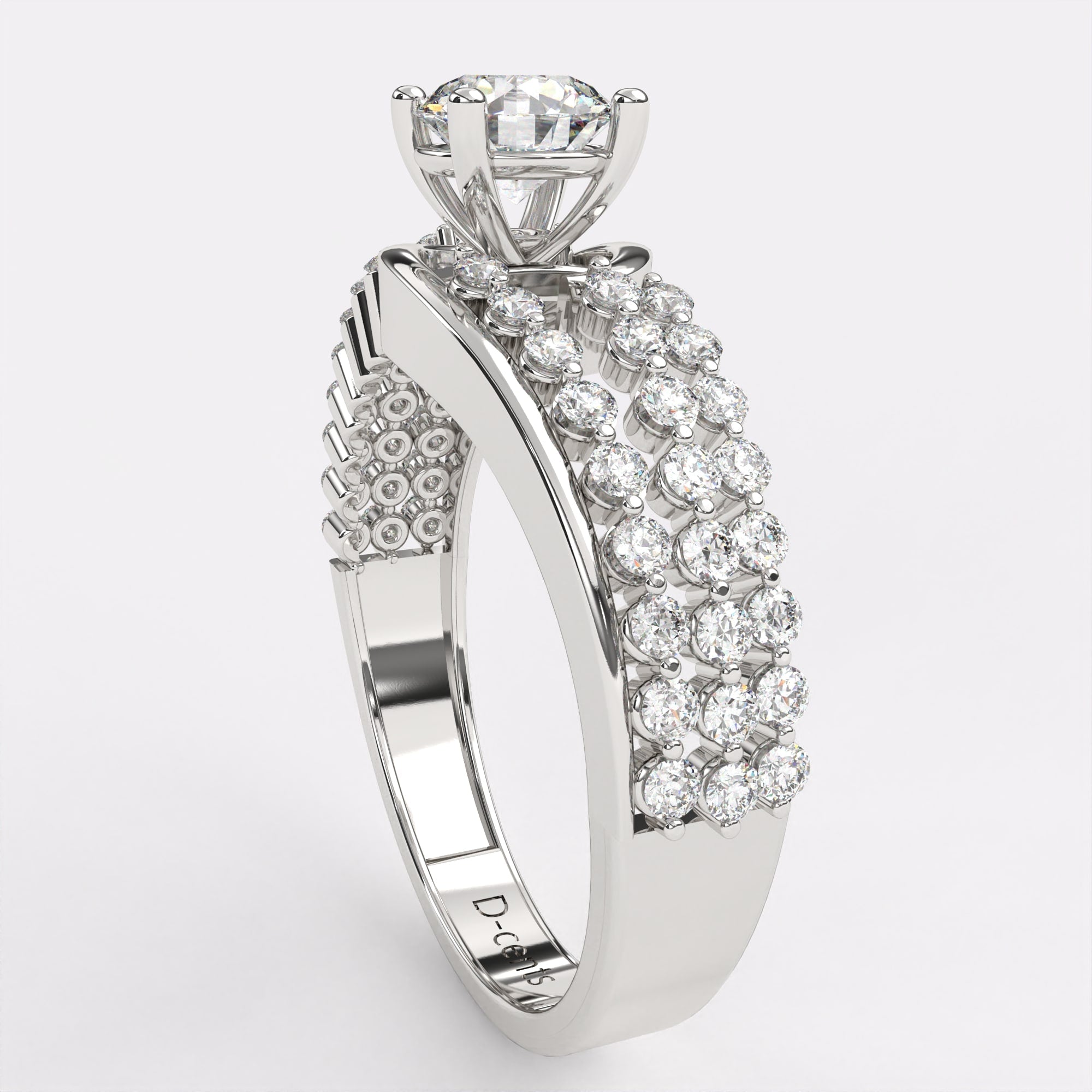 1 carat labgrown diamond ring,