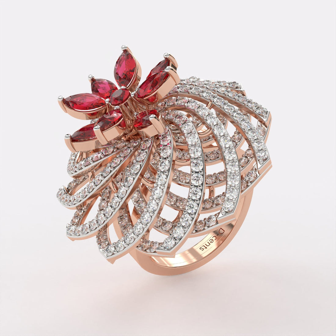 Floral Fantasy Diamond Ring