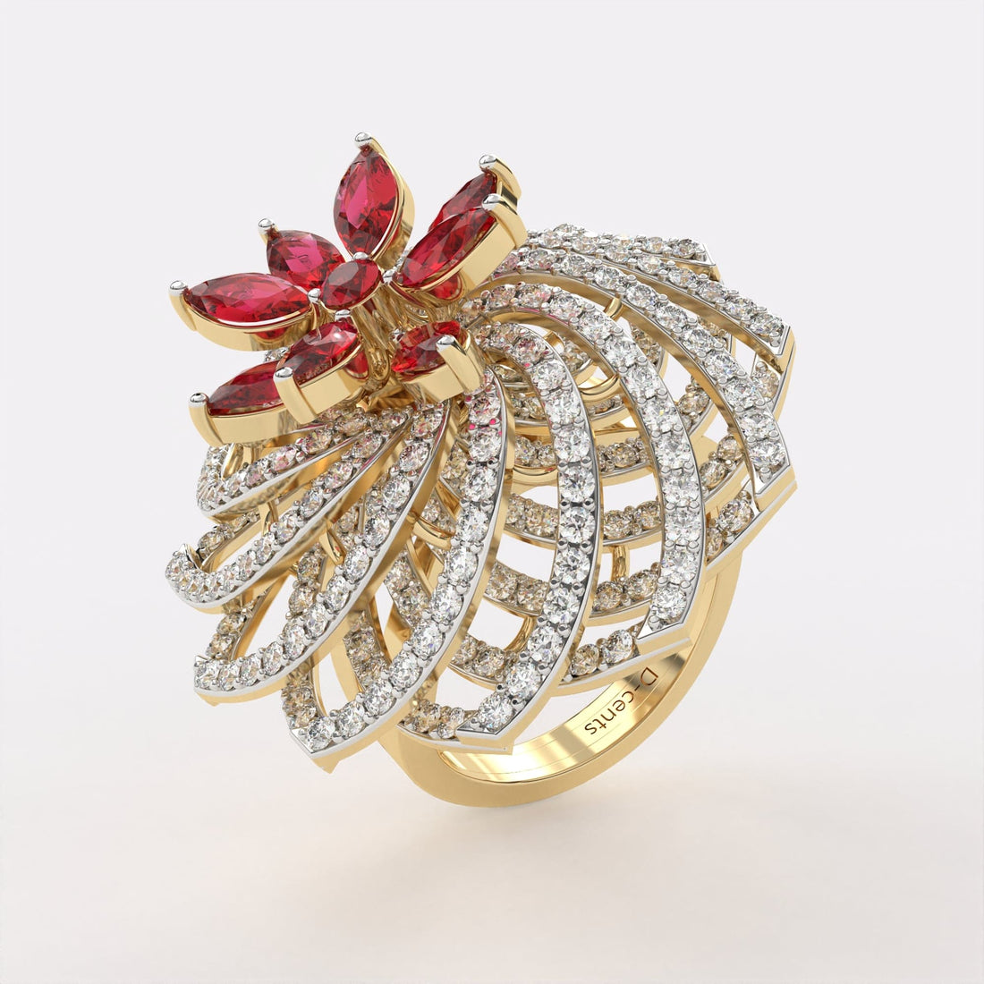 Floral Fantasy Diamond Ring