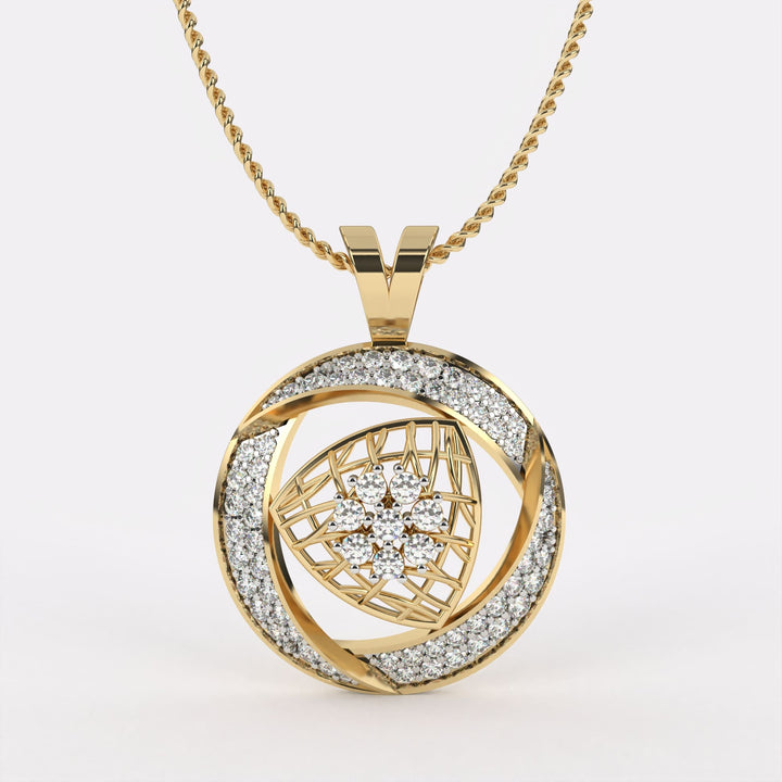 Stellar Glow Diamond Pendant