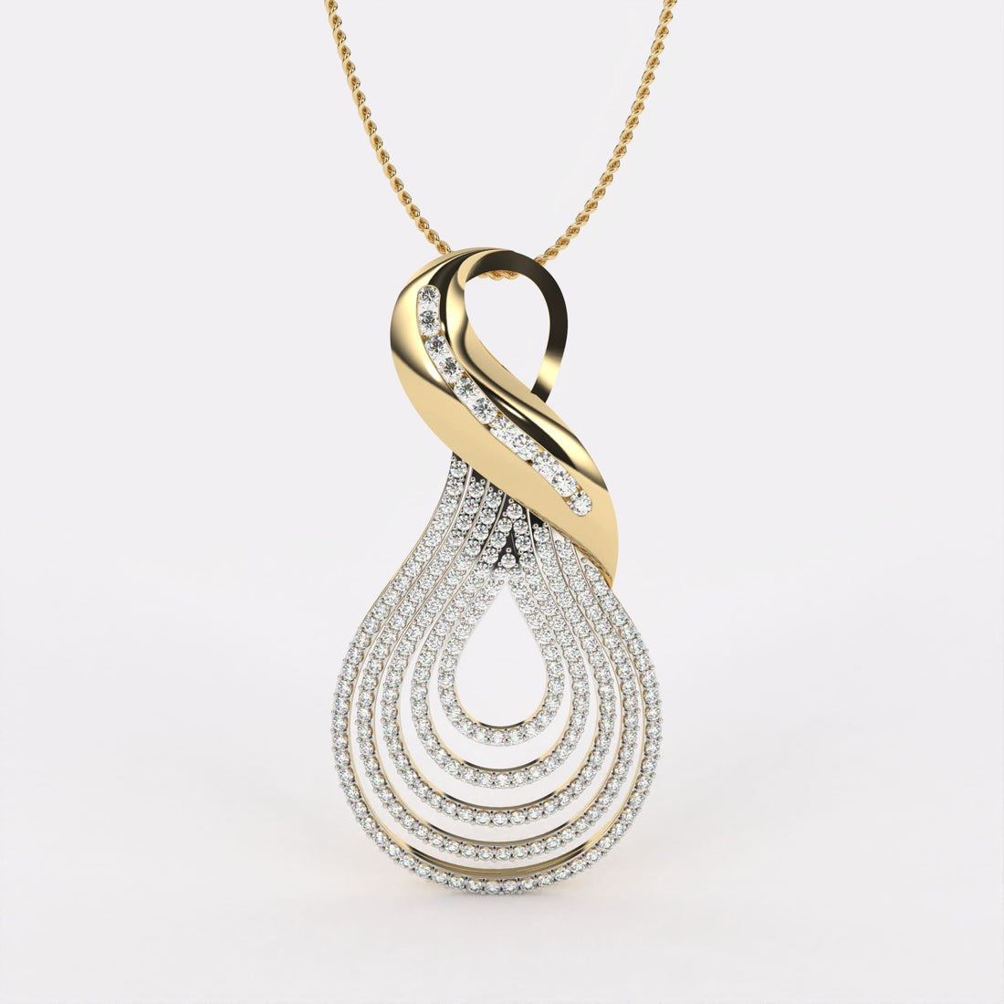 Celestial Glow Diamond Pendant