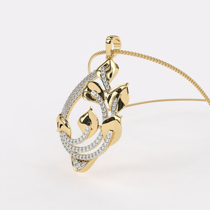 Graceful Gleam Diamond Pendant