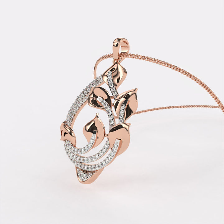Graceful Gleam Diamond Pendant