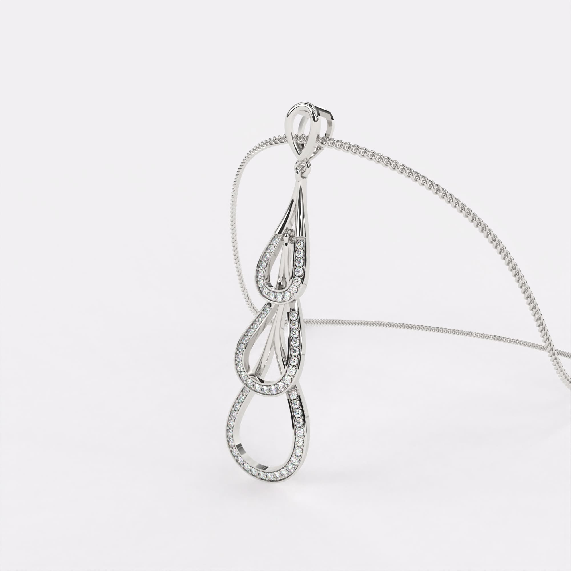 Multi Drop Diamond Pendant