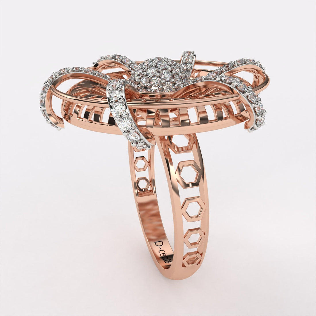 Blazing Bright Diamond Ring