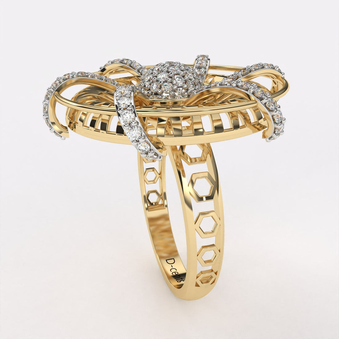 Blazing Bright Diamond Ring