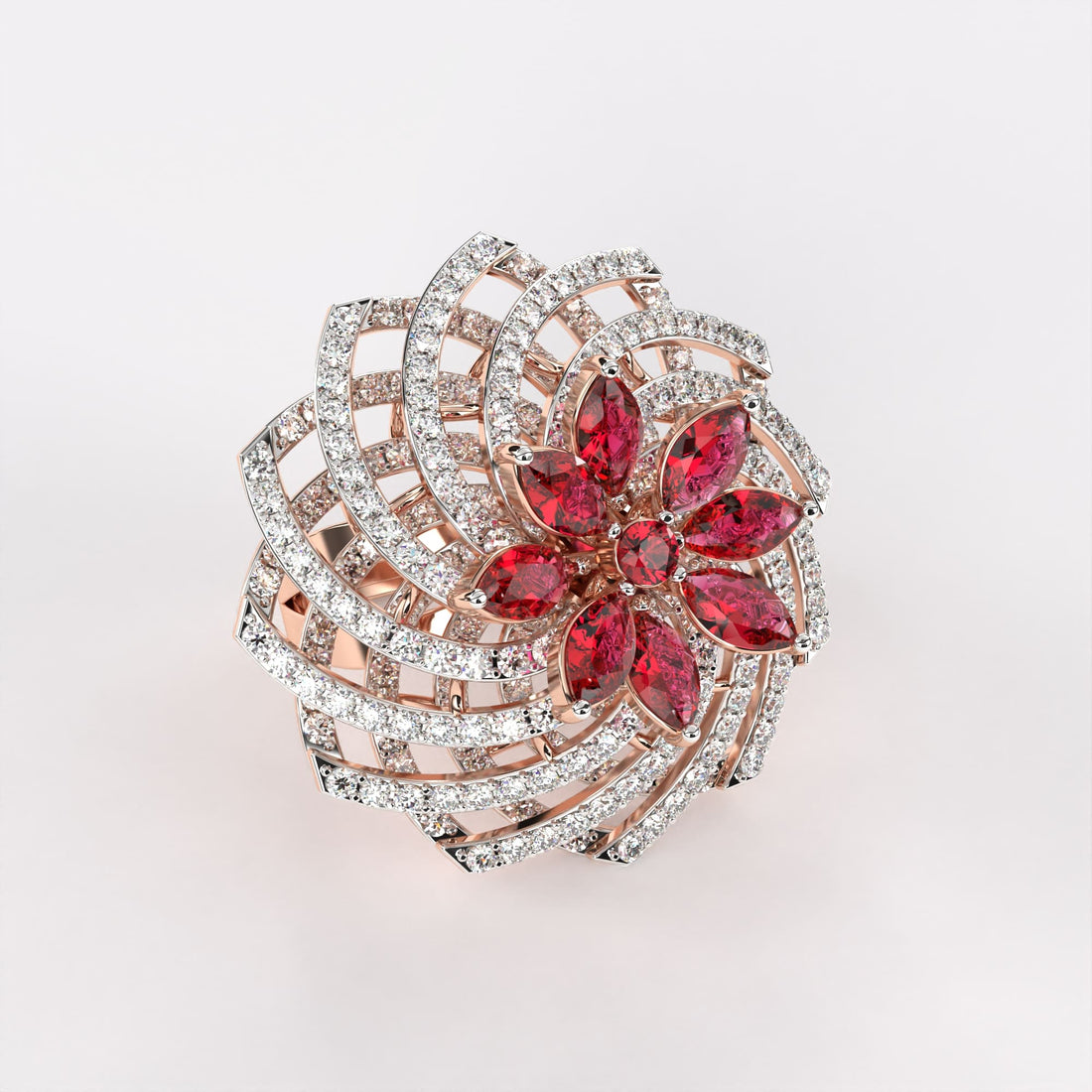 Floral Fantasy Diamond Ring