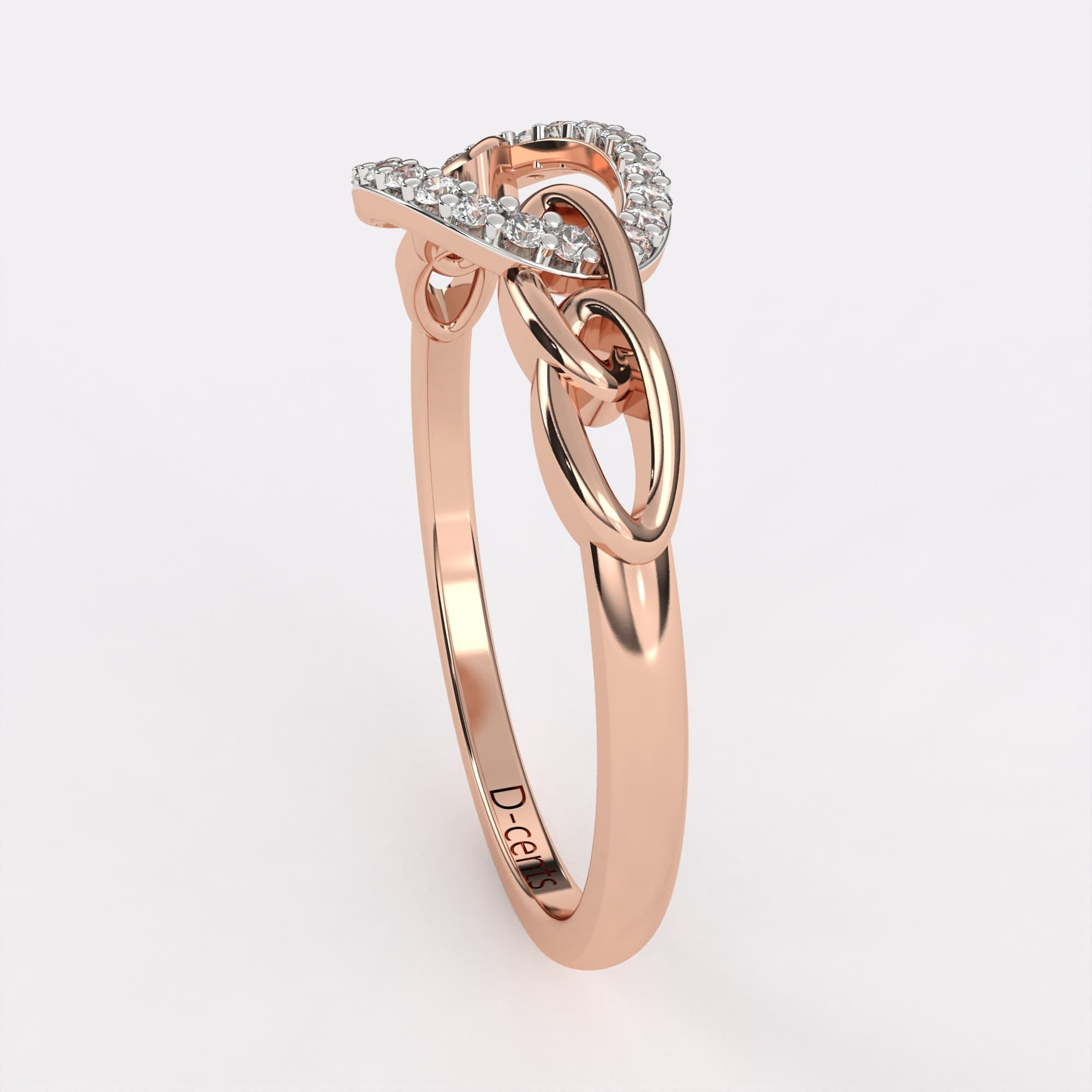 Moonbeam Diamond Finger Ring