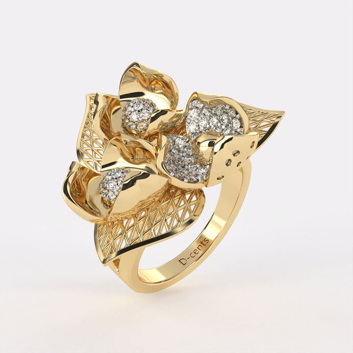 Gardenia Diamond Ring