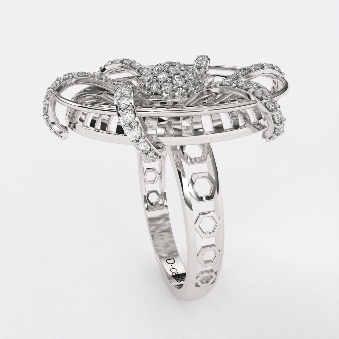 Blazing Bright Diamond Ring