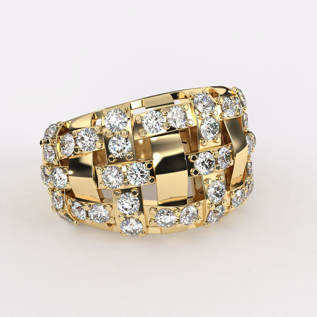 Interlocking Radiance Diamond Ring