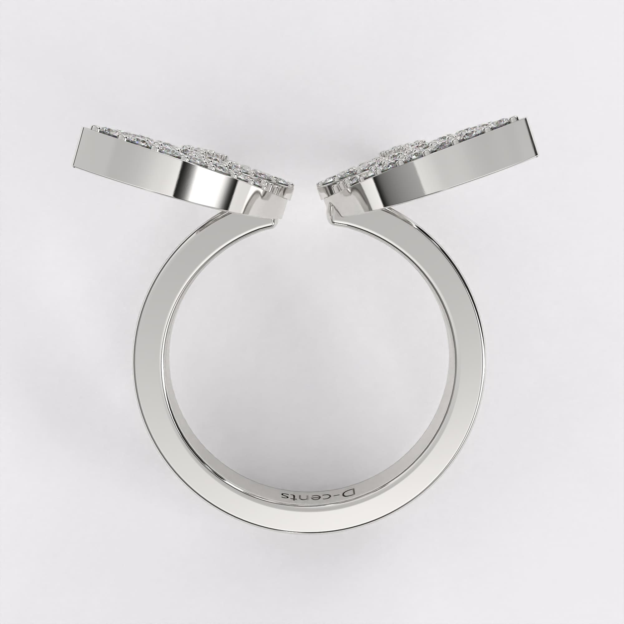 Diamond Butterfly Ring