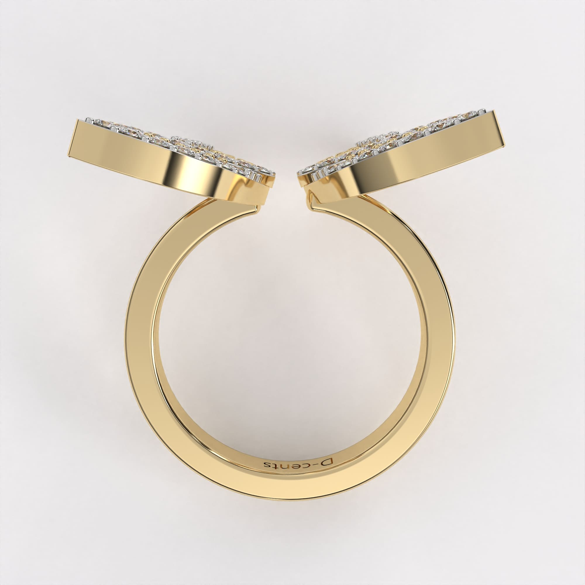 Diamond Butterfly Ring