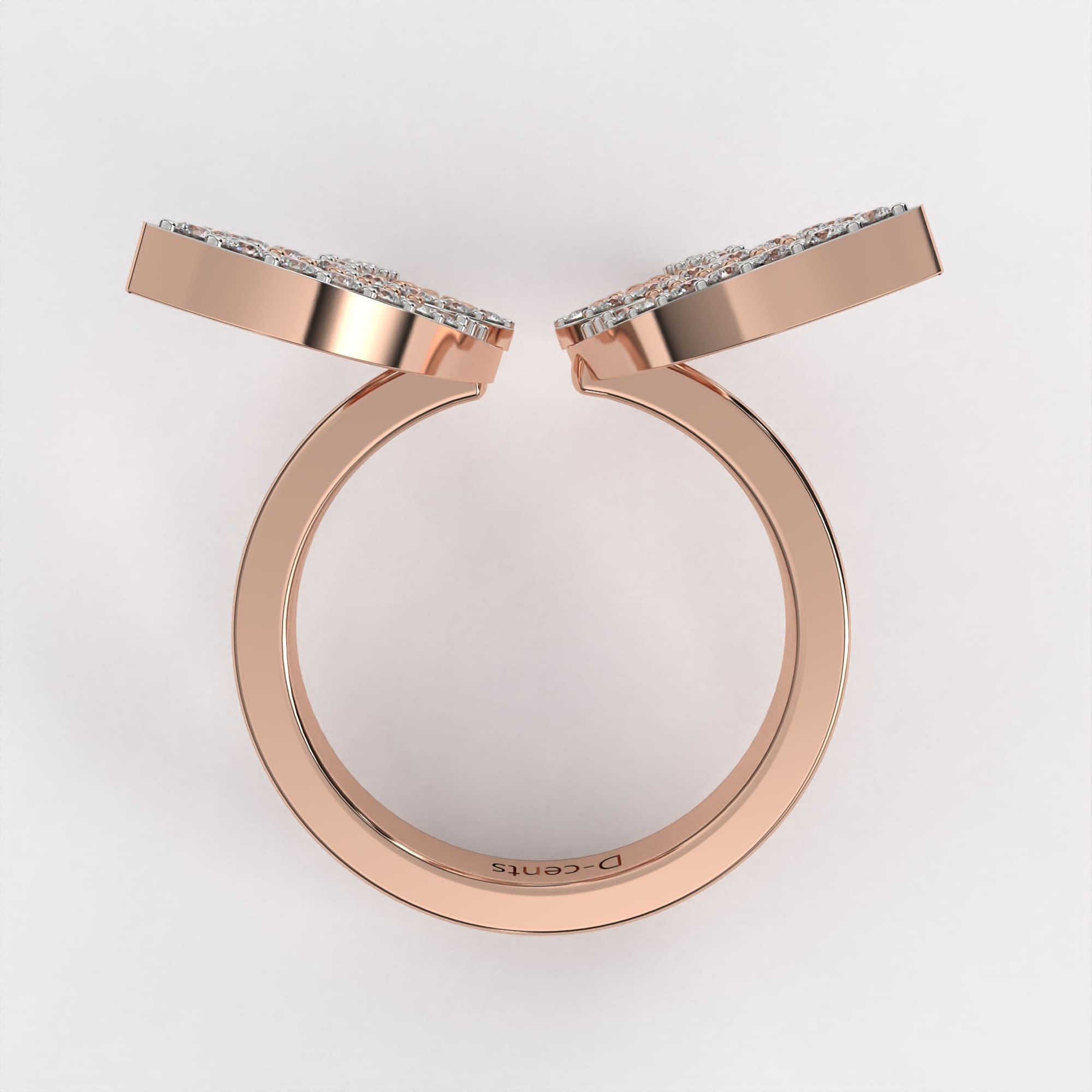 Diamond Butterfly Ring