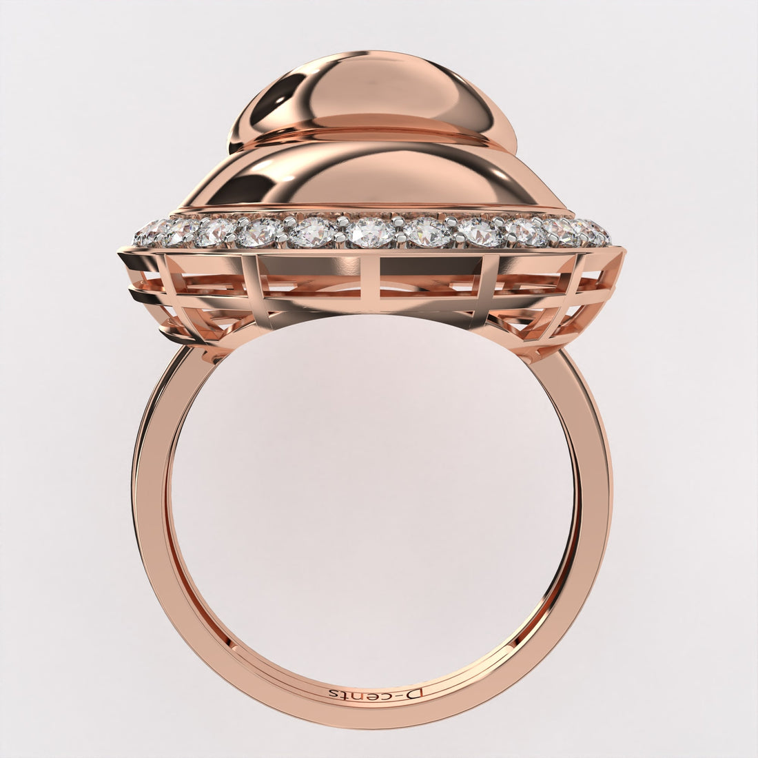 Golden Glow Diamond Ring