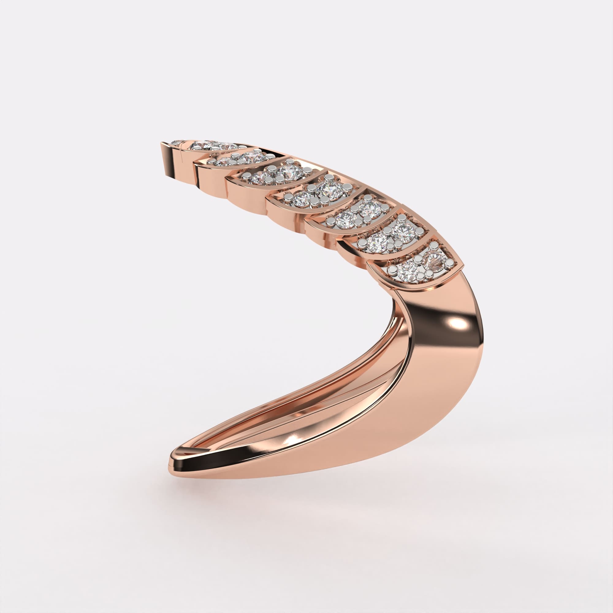 Infinity Band Diamond Ring