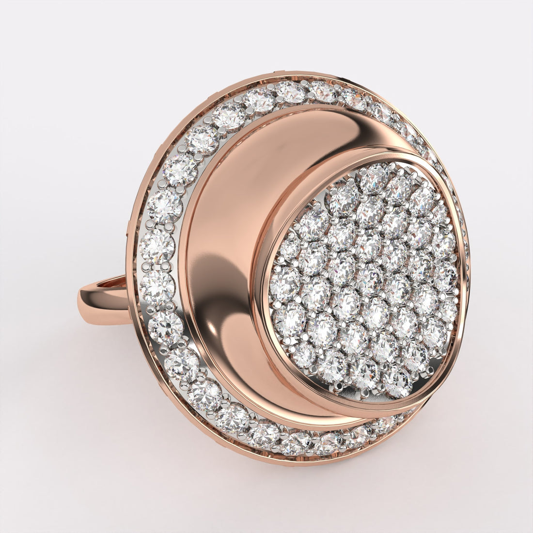 Golden Glow Diamond Ring