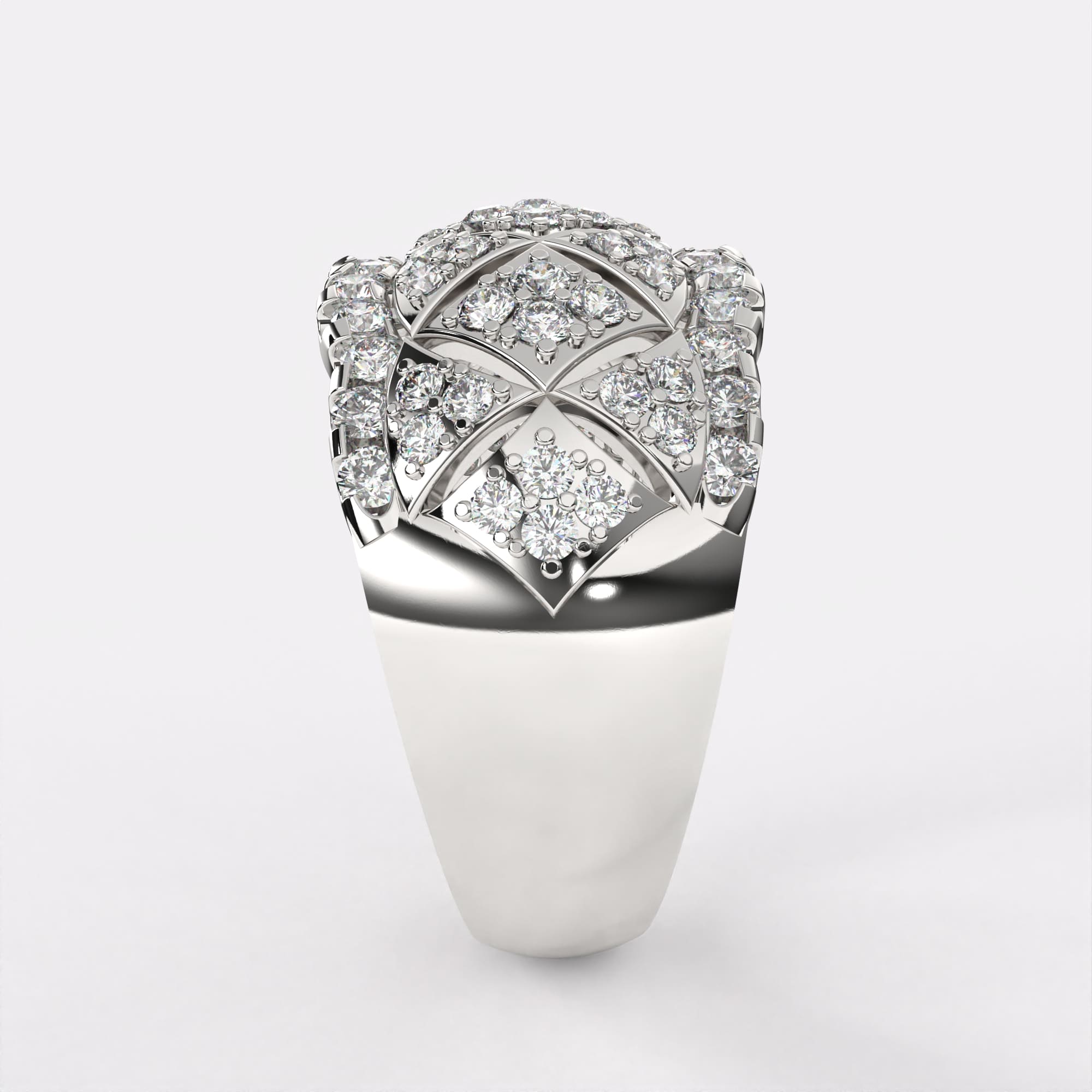 Unity Glow Diamond Ring in 925 Silver
