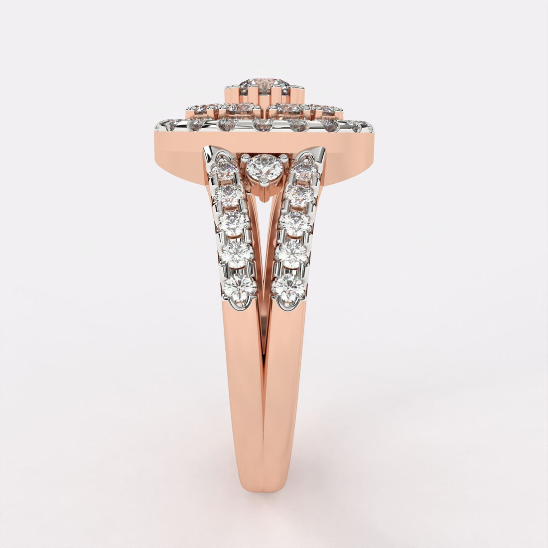 Twinkling Circle Diamond Ring