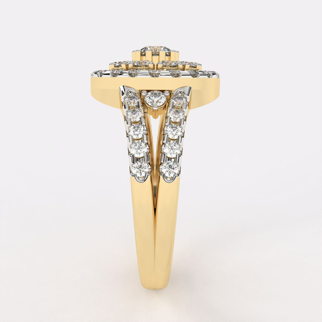 Twinkling Circle Diamond Ring