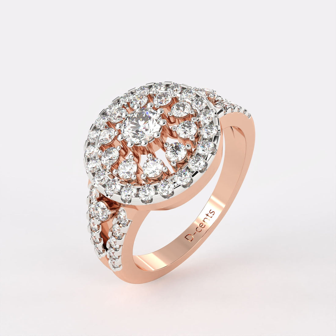 Twinkling Circle Diamond Ring