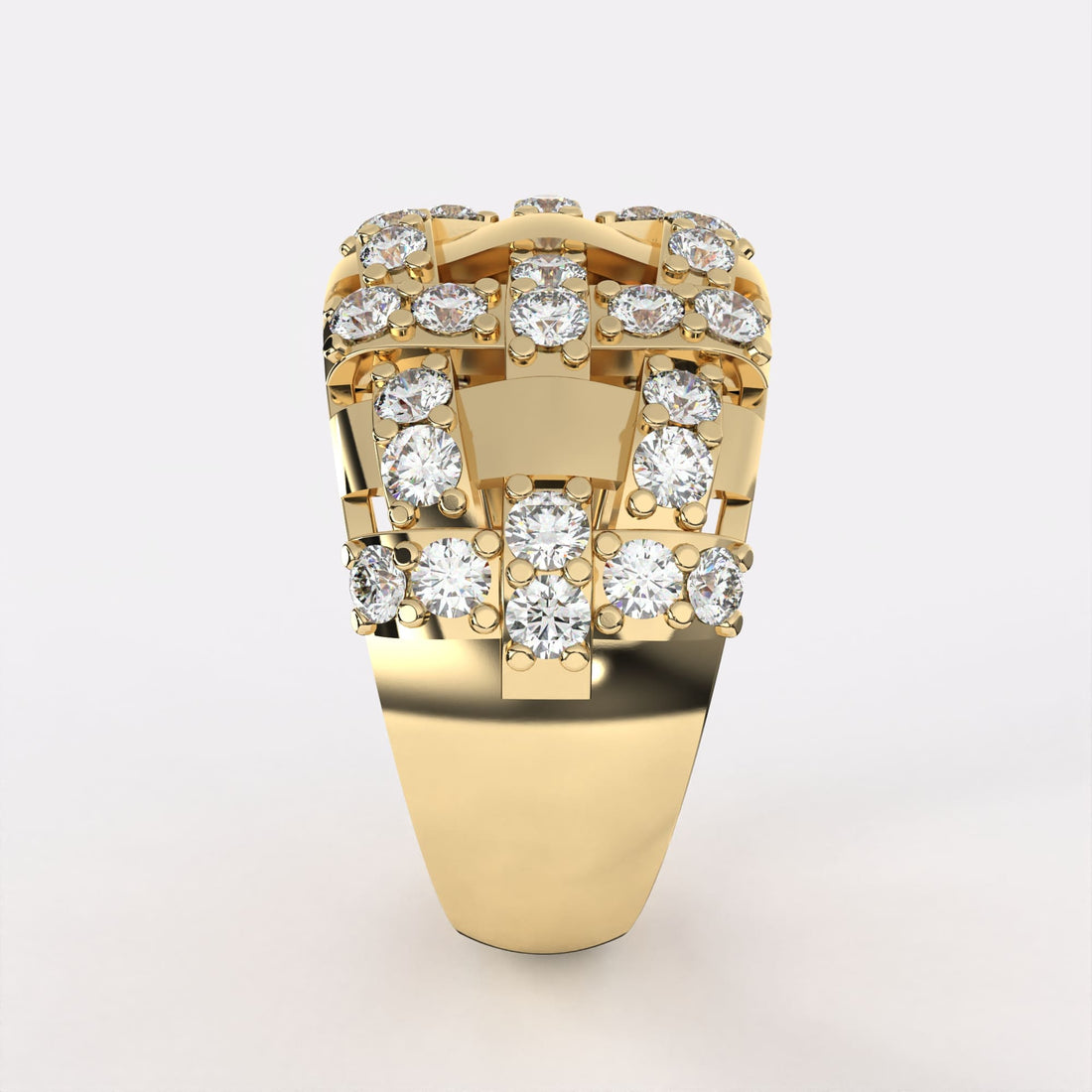 Interlocking Radiance Diamond Ring