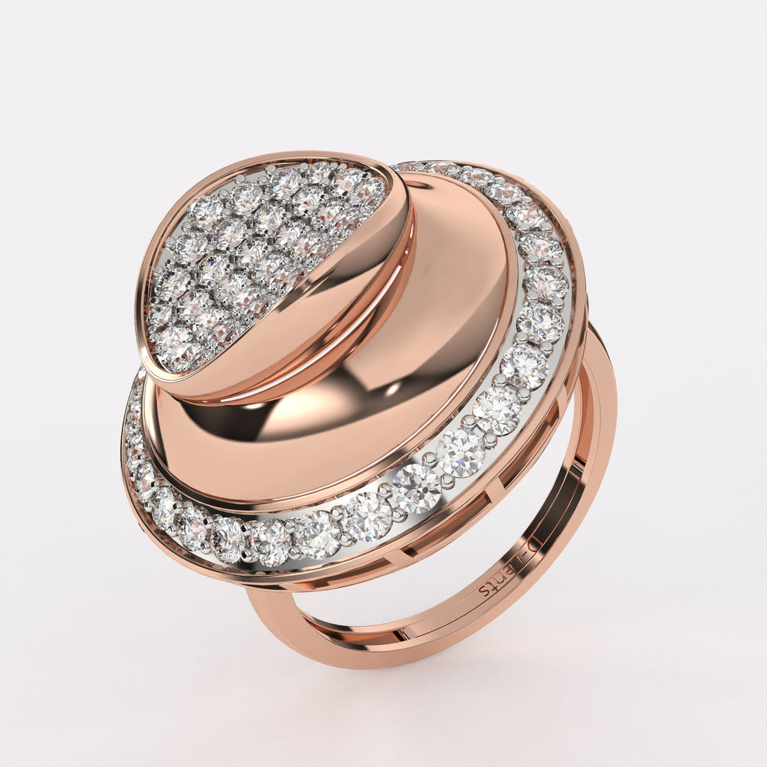 Golden Glow Diamond Ring