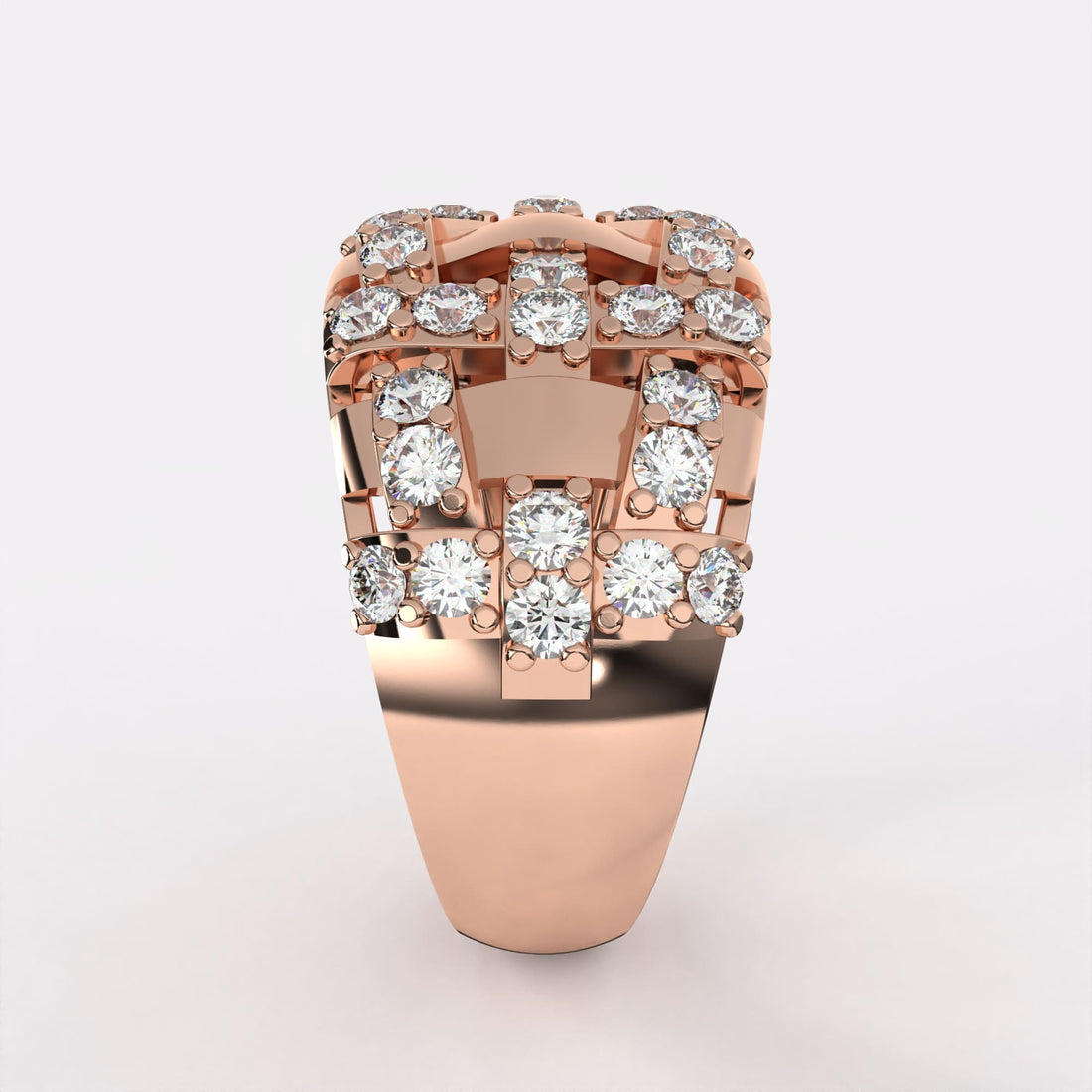 Interlocking Radiance Diamond Ring