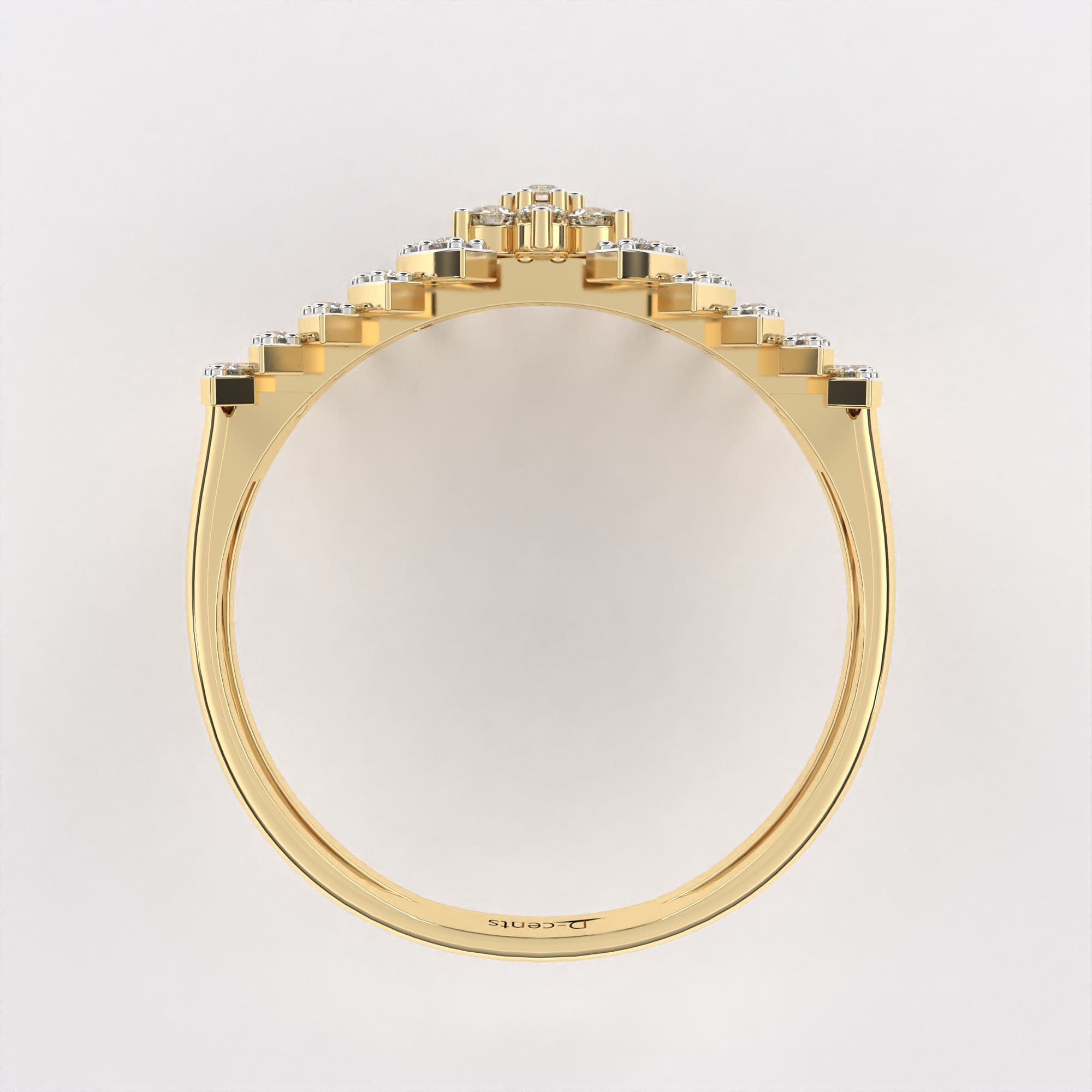 Diamond Cascade Ring