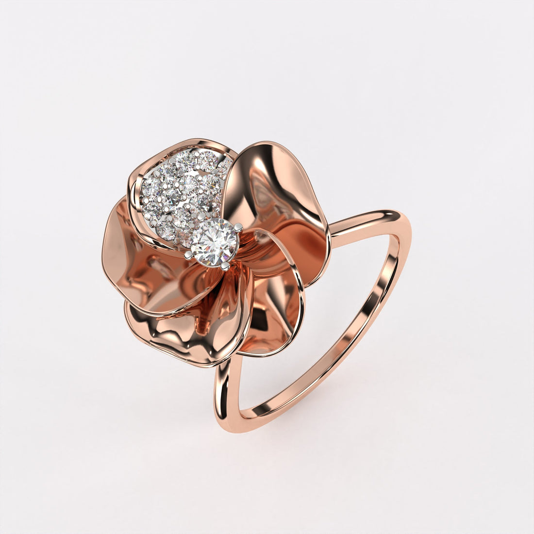 Glory leafy Diamond Ring