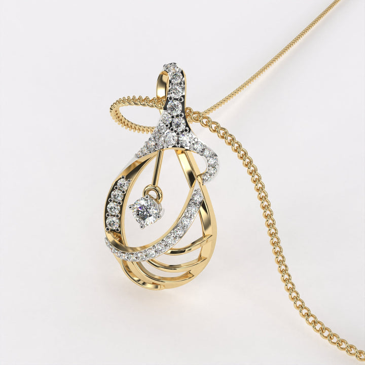 Stardrop Diamond Pendant