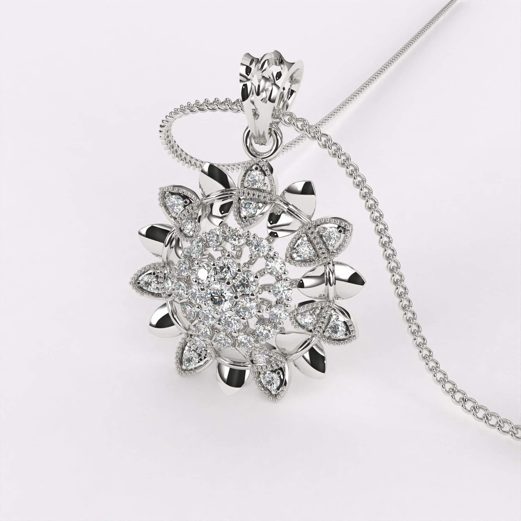 Divine Gleam Diamond pendant