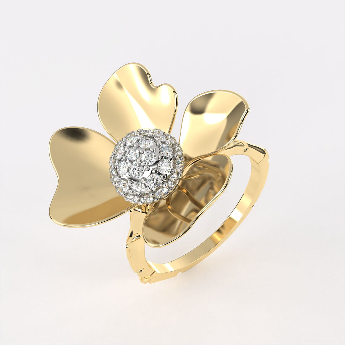 The Floral Diamond Ring