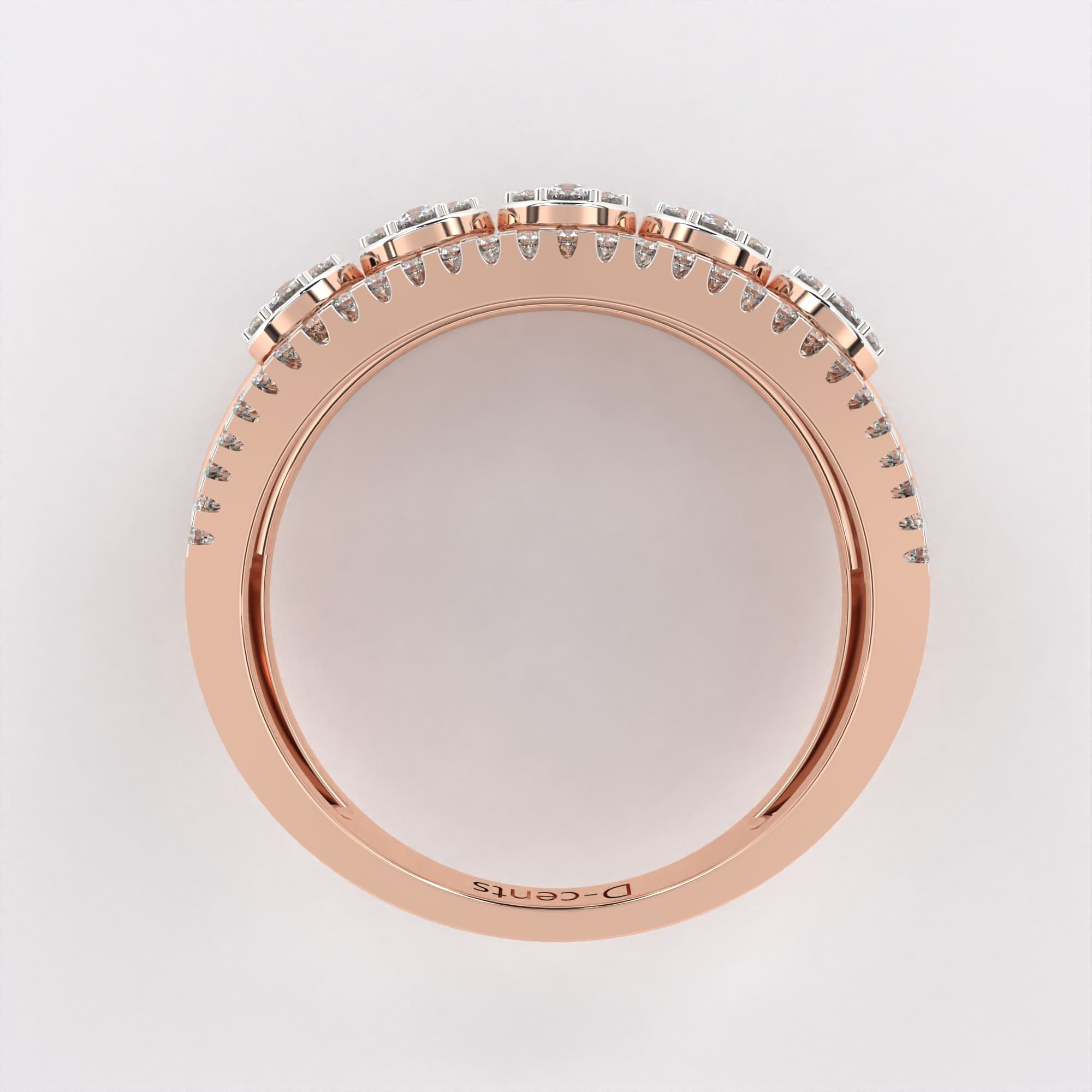 Opulent Orchid Diamond Ring