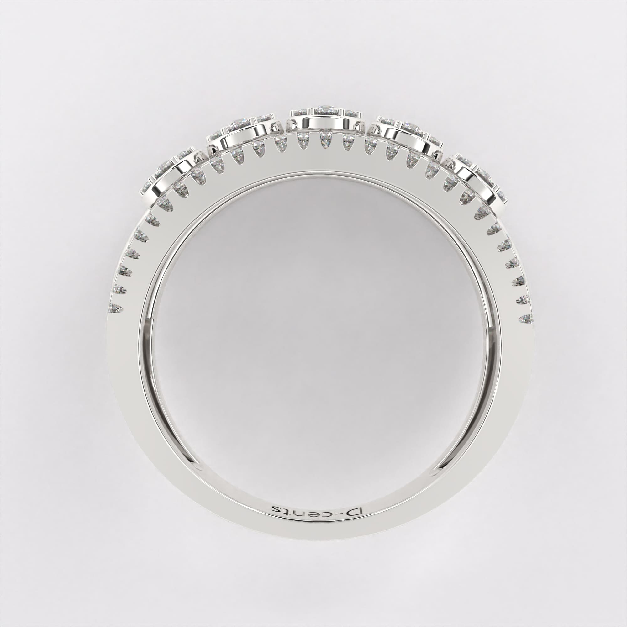 Opulent Orchid Diamond Ring