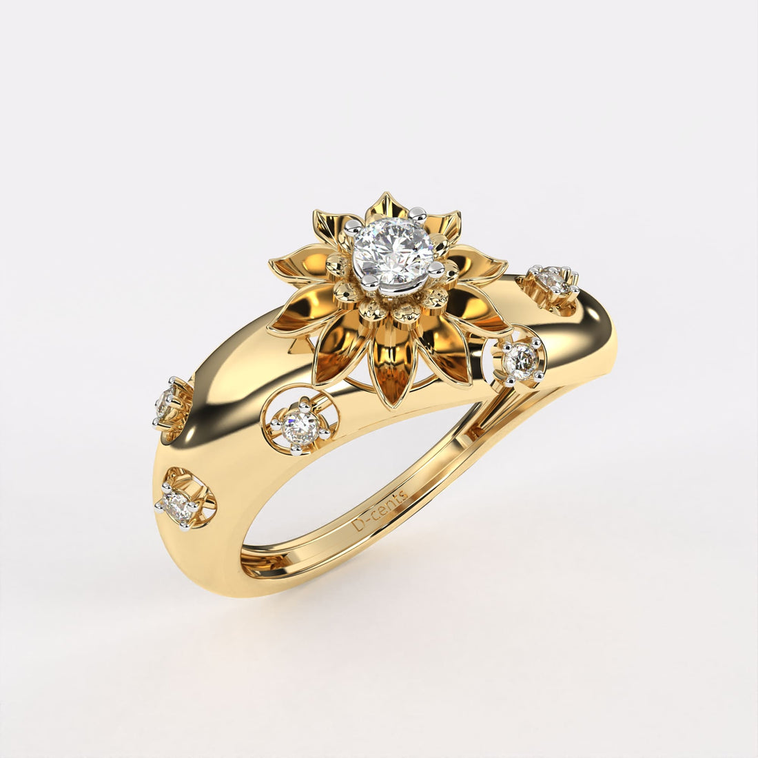 The Glorious Floral Diamond Ring