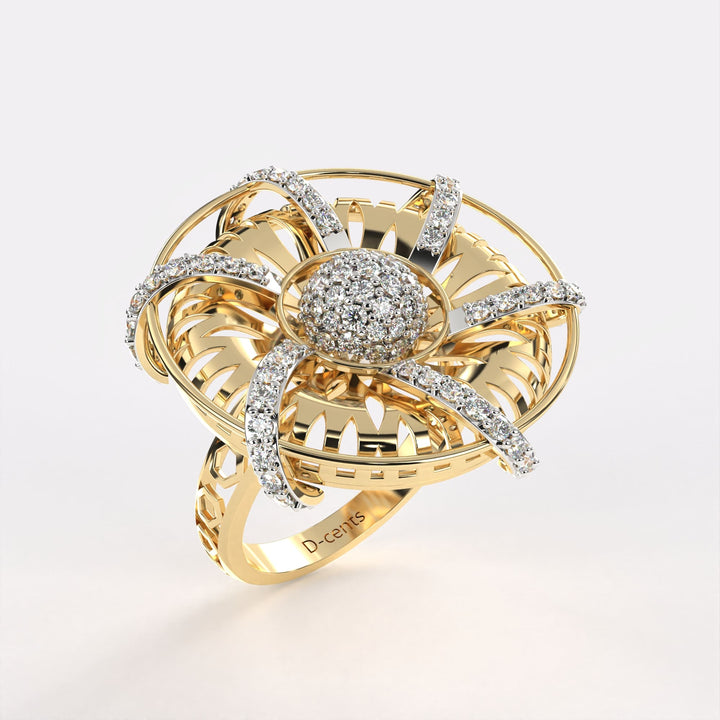 Blazing Bright Diamond Ring